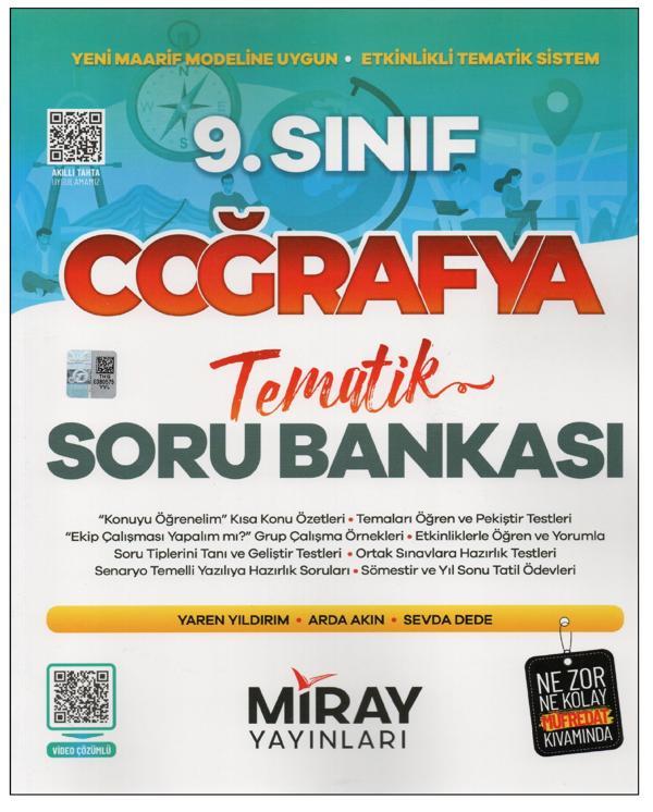 Miray 9. Sınıf Coğrafya Tematik Soru Bankası  - Miray Yayınları - Image 1