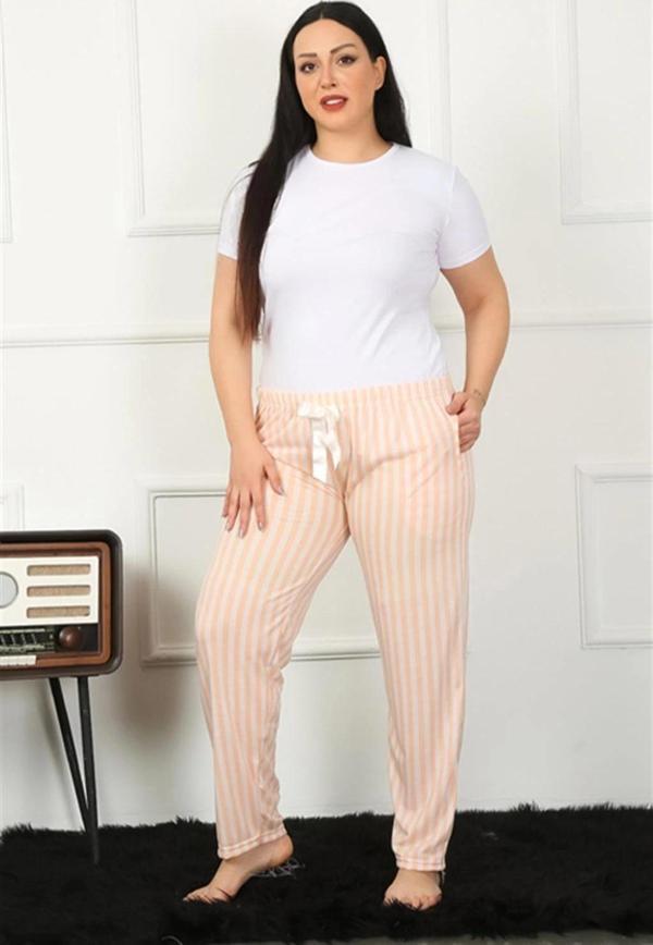 Giyim Kadın Pamuklu Büyük Beden Alt Pijama - Image 1