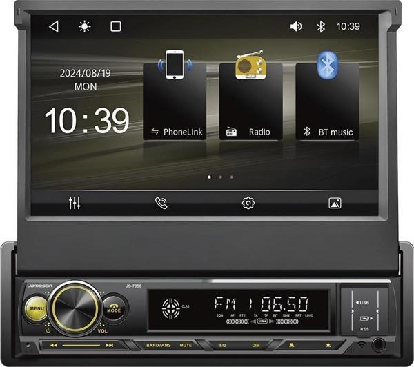 JAMESON JS-7050v3-7''HD EKRAN-BT5.0-USB-FM-MP3-HIZLI ŞARZ-KABLOSUZ CARPLAY-4X60W-KAMERA HEDİYELİ-YENİ SERİ İNDASH TEYP - Image 1