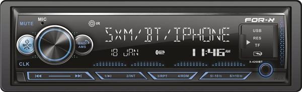 FOR-X X-4260BT-2 USBLİ-BLUETOOTH-FM-AUX-TELEFON ŞARZLI-KUMANDALI-KALİTELİ OTO TEYP - Image 1