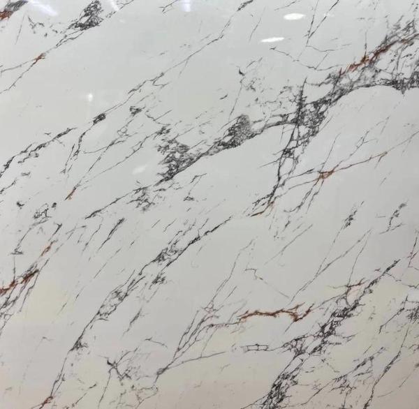 Beyaz Mermer Desenli Yapışkanlı Kaplama Kağıdı  Büyük Boy 5 Metre - Image 1