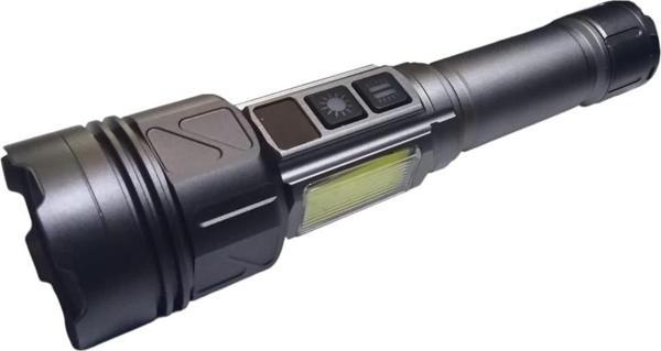 BFS Gold-police Gp-282 Uzun Menzilli Güçlü Şarjlı 10000 Lümen El Feneri 11 Mod Çakar Işıklı Kırmızı- - Image 1