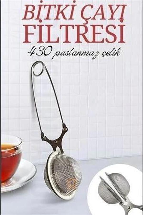 BFS Kıskaçlı Bitki Çayı Filtresi Top Çay Demliği Çay Filtresi Maşası - Image 1