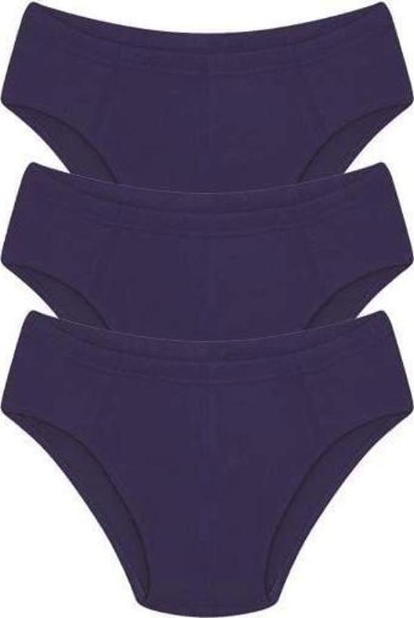 Giyim Erkek Pamuk 3lü Saks Slip - Image 1