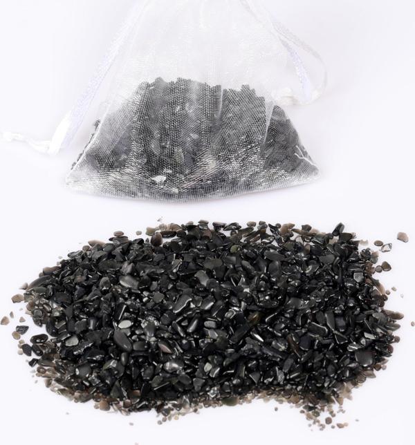Obsidyen Taşı – 60 gr Doğal Dökme (Kırık) Taş | Deliksiz - Image 1