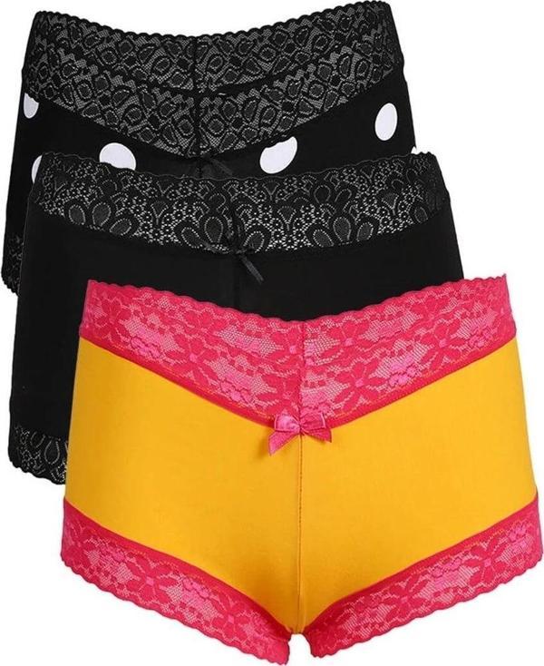 Giyim Bayan 3'lü Boxer - Image 1