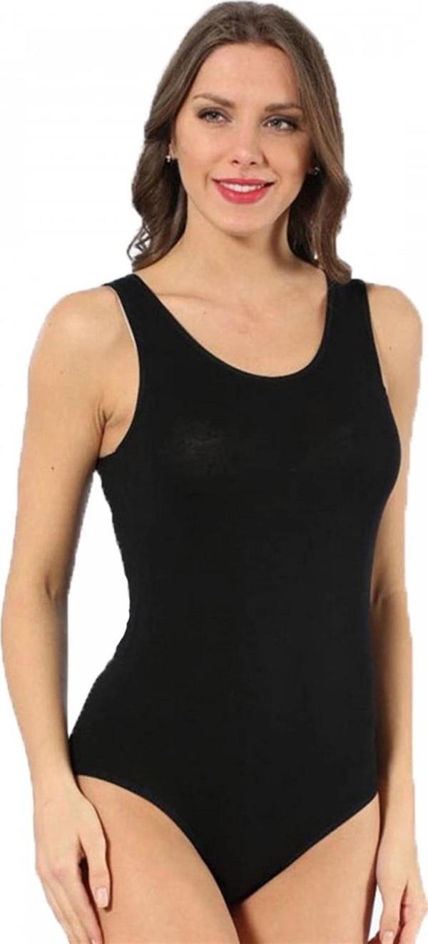 Giyim Bayan Kalın Askılı Body Siyah - Image 1