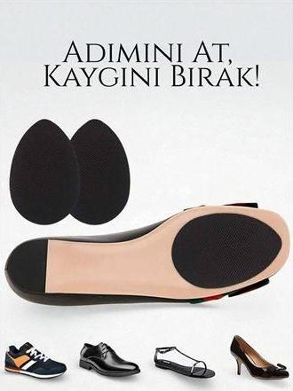 Ayakkabı Tabanına Yapışan Kaydırmaz Ped - Düşme Önleyici, Kendinden Yapışkanlı | Topuklu, Kösele ve  - Image 1