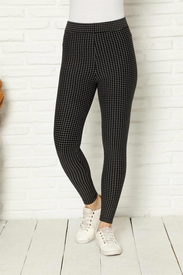 Giyim Penye Likralı Tayt Siyah - Image 1