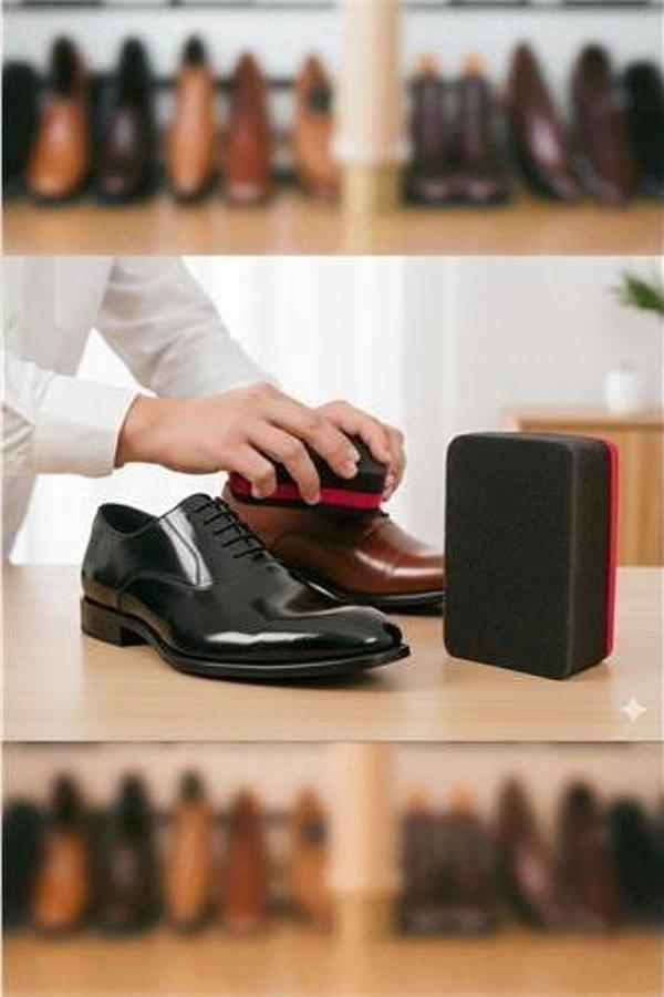 Ayakkabı ve Deri Parlatıcı Sünger – Kompakt Boy, Anında Parlaklık - Image 1