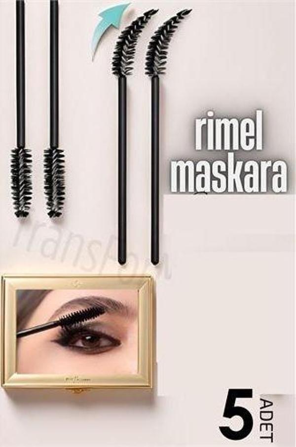 Rimel Maskara Fırçası Esnek 5 ADET - Image 1