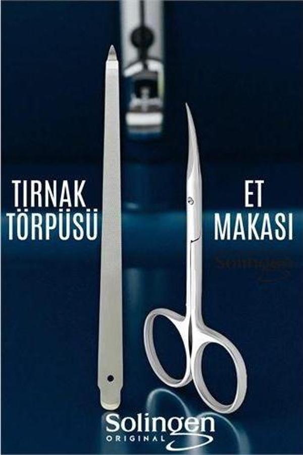 Tırnak Eti Makası Kavisli ve Profesyonel Çelik Törpü SETİ - Image 1