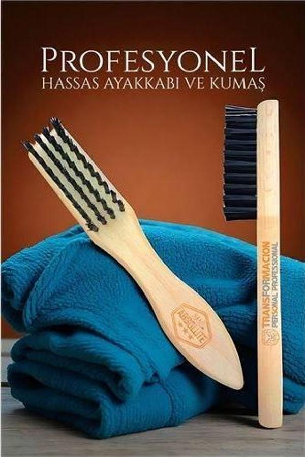 Nubuk Süet Paça Fırçası - Hassas Ayakkabılar İçin Profesyonel Fırça - Image 1