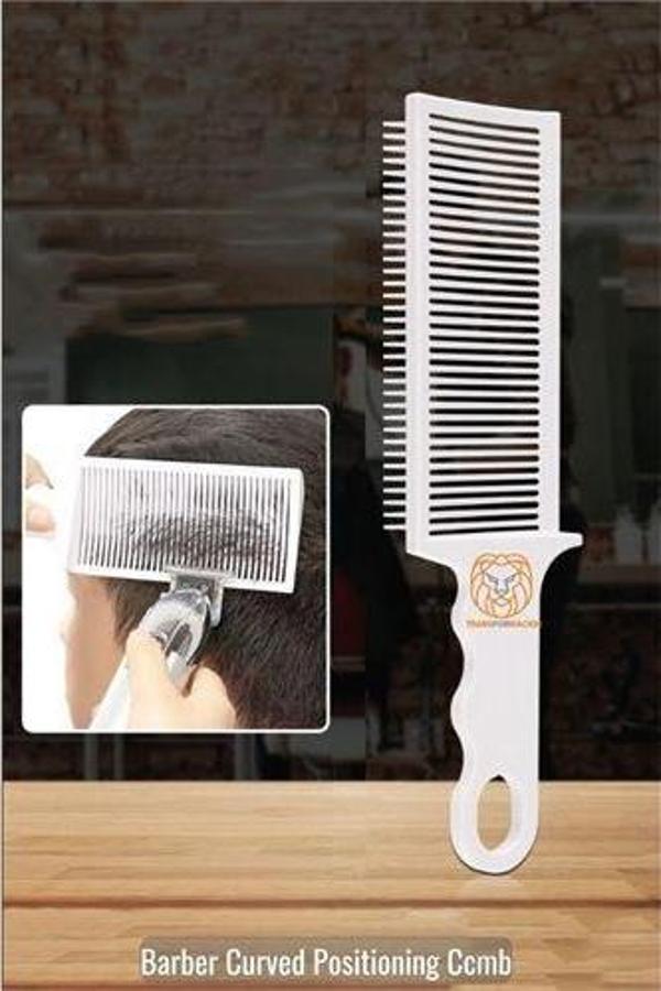 Kuaför Berber Kavisli Kontur Kesim Yardmcı Tarak - Image 1