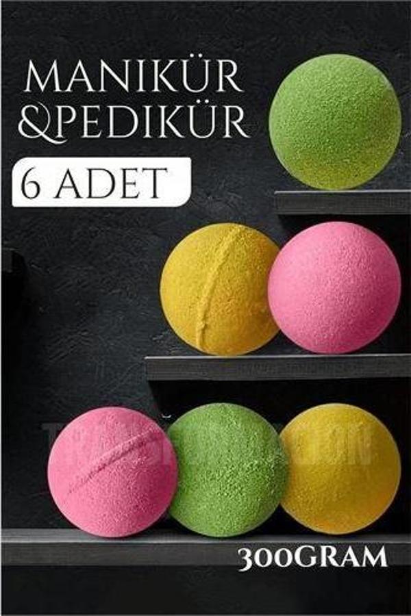 Manikür Pedikür Topu Manikür Bombası 6 adet 300 Gram - Image 1