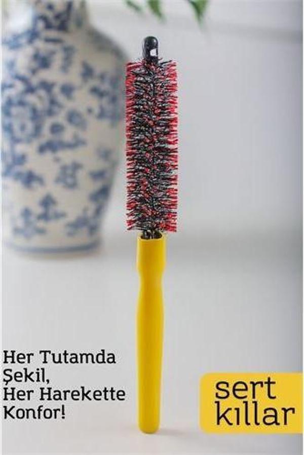 Yuvarlak Saç Fırçası – 24 cm x 2.3 cm | 2.1 mm Derinlik | Spiral Kıllı, Hacim ve Şekil İçin - Image 1