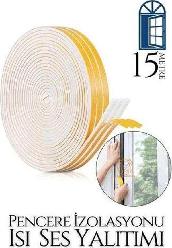 Pencere Ses Isı Yalıtım Sünger Bant 15 METRE - Image 1
