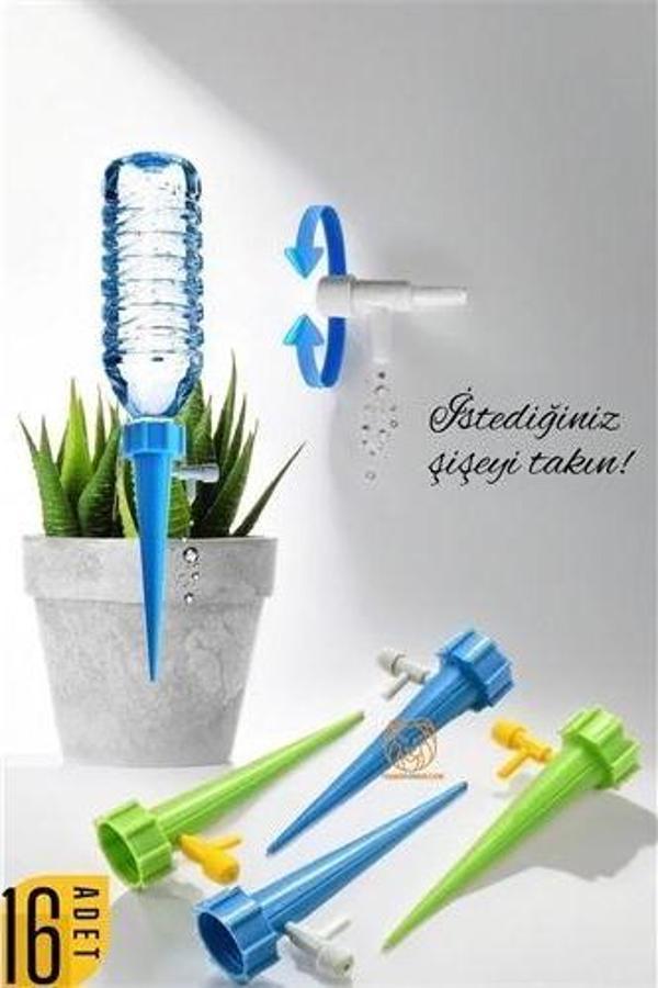 Çiçek Damlama Sulama Aparatı 16 Adet - Image 1