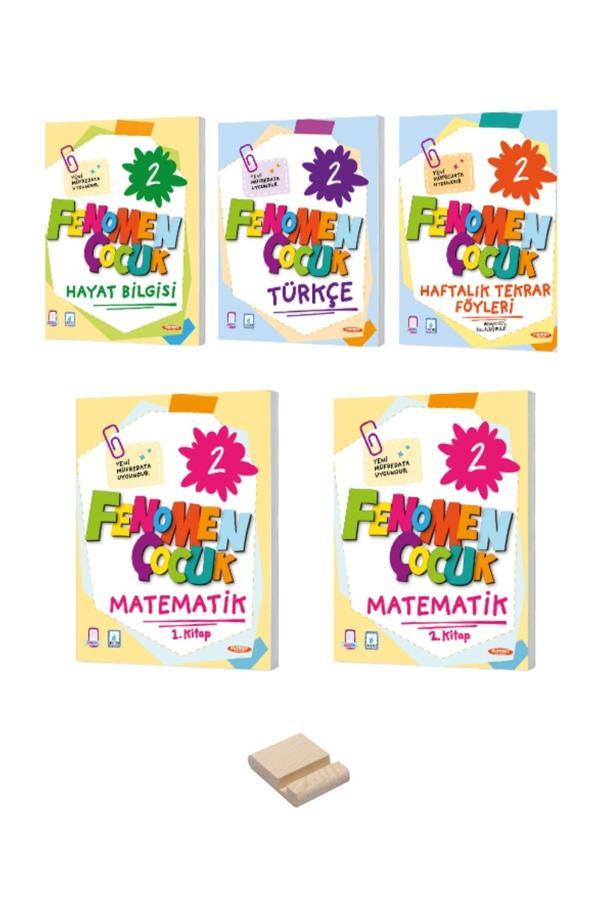 2. Sınıf Matematik 1-2 Türkçe Hayat Bilgisi ve Tekrar Föyleri 5li Set - Image 1