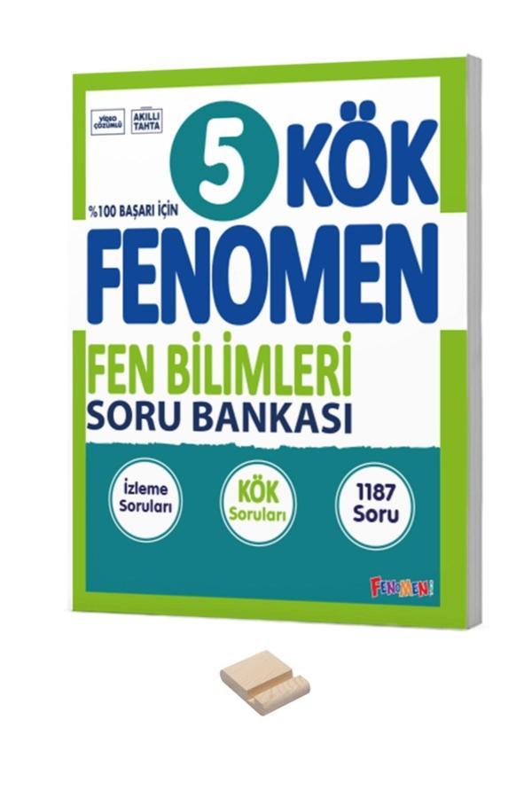 5. Sınıf KÖK Fen Bilimleri Soru Bankası ve Telefon Standı - Image 1