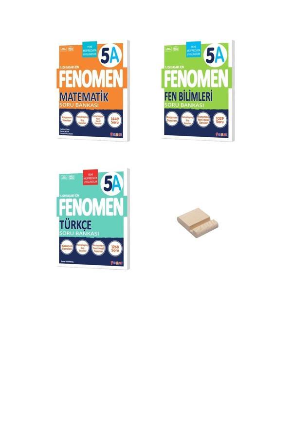 5. Sınıf A Serisi Matematik Fen ve Türkçe 3lü Set Soru Bankaları - Image 1
