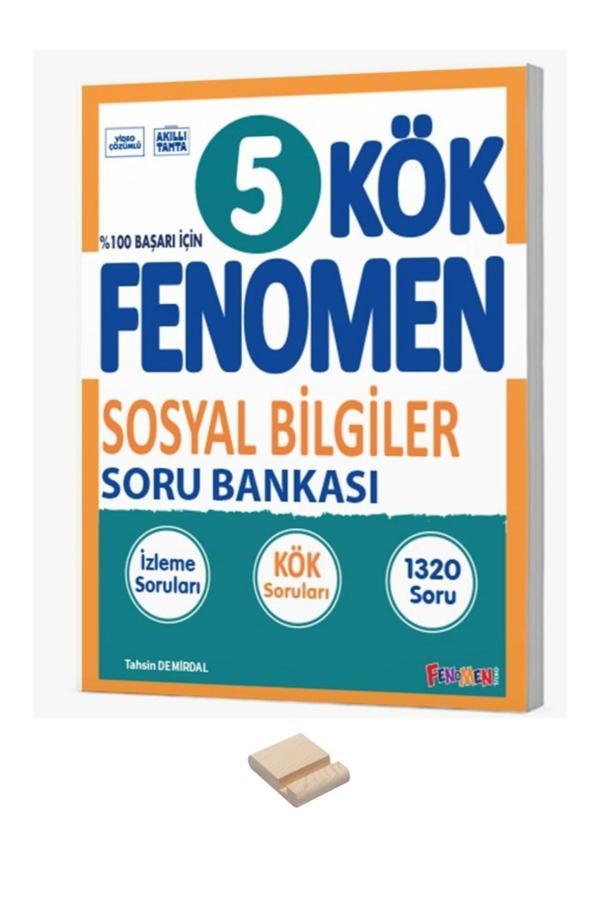 5. Sınıf KÖK Sosyal Bilgiler Soru Bankası ve Telefon Standı - Image 1