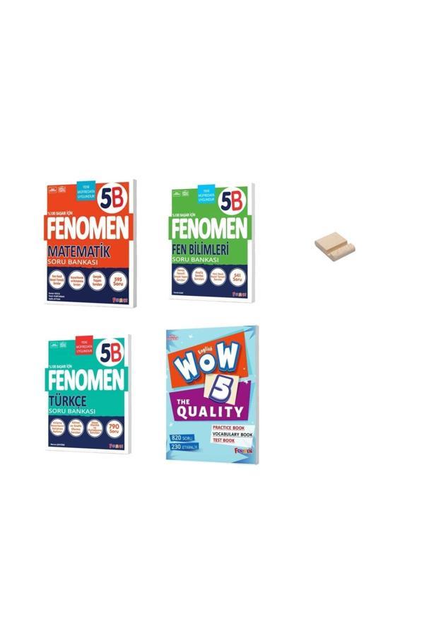 5. Sınıf B Serisi Matematik Fen Türkçe ve İngilizce 4lü Set Soru Bankaları - Image 1