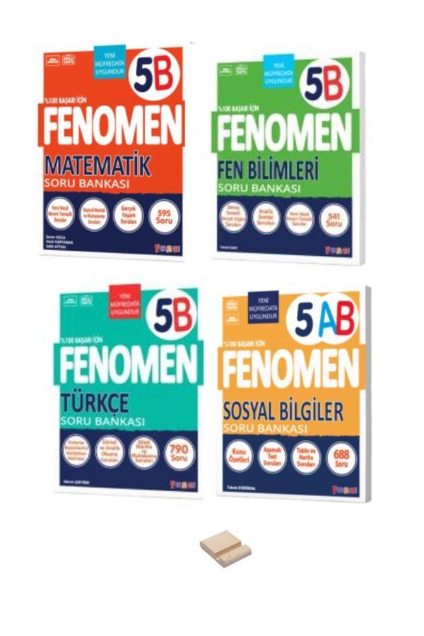 5. Sınıf B Serisi Matematik Türkçe Fen ve Sosyal 4lü Set Soru Bankası - Image 1