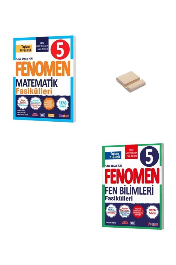 5. Sınıf Matematik ve Fen Bilimleri Fasikülleri + Telefon Standı - Image 1