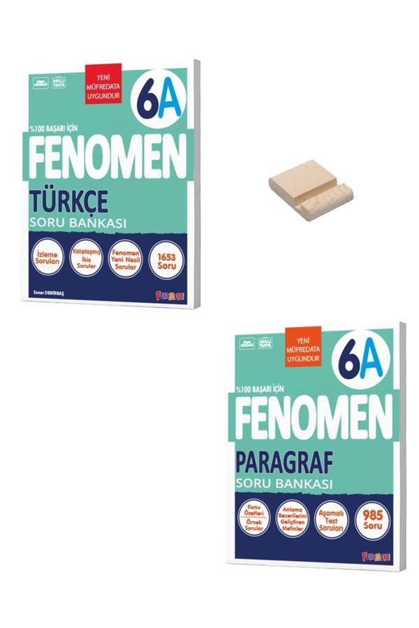 6. Sınıf A Serisi Türkçe ve Paragraf Soru Bankası + Telefon Standı - Image 1