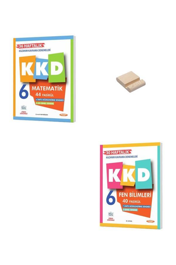 6. Sınıf Matematik ve Fen Bilimleri Haftalık Kazanım Denemeleri + Telefon Standı - Image 1