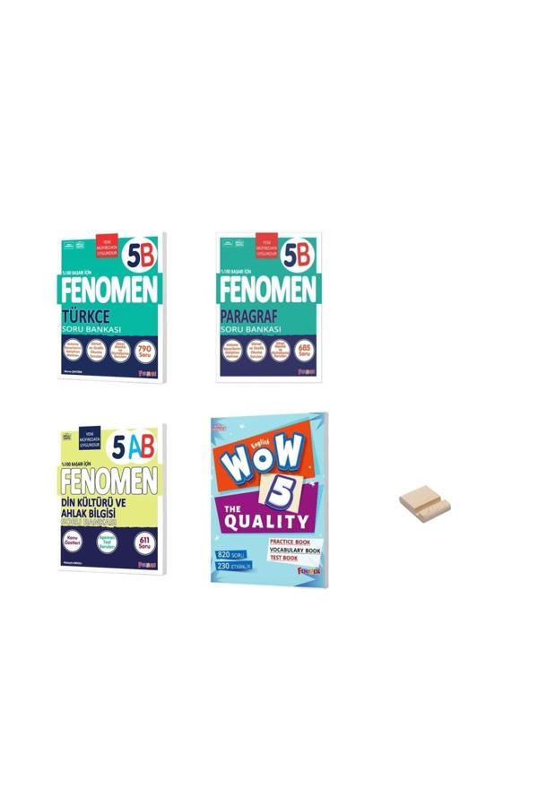 5. Sınıf B Serisi Türkçe Din Paragraf ve İngilizce 4lü Set Soru Bankaları - Image 1