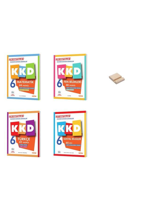6. Sınıf Tüm Dersler 4lü Set Haftalık Kazanım Denemeleri + Telefon Standı - Image 1