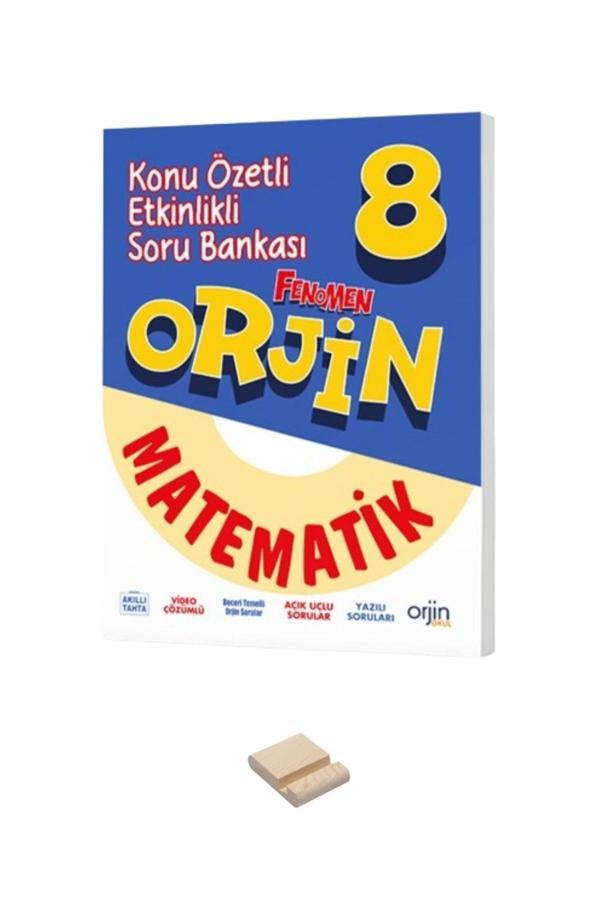 8. Sınıf Orjin Konu Özetli Etkinlikli Matematik Soru Bankası ve Telefon Standı - Image 1