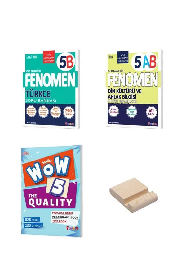 5. Sınıf B Serisi Türkçe Din ve İngilizce 3lü Set Soru Bankaları - Image 1