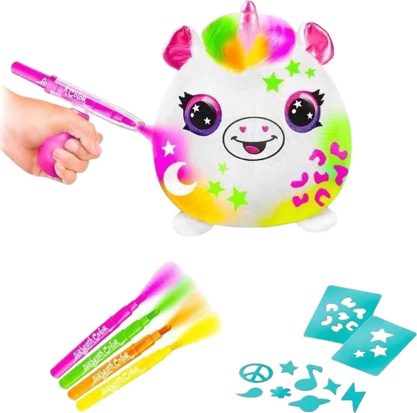 Airbrush Peluş Neon Boyama Seti - Image 1