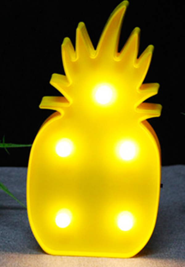 Led Işıklı Ananas Gece Lambası Dekoratif Led Aydınlatma - Image 1