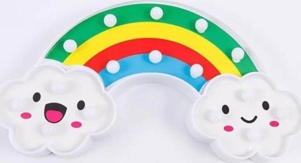 Led Işıklı Gökkuşağı Gece Lambası Dekoratif Aydınlatma - Image 1