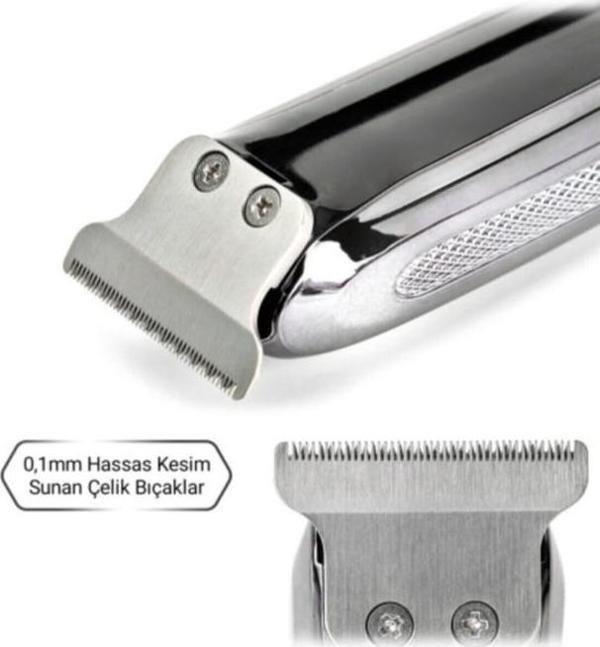 Şarjlı Traş Makinesi Sakal Ense Vucüt Kılı Tıraş Makinası - Image 1