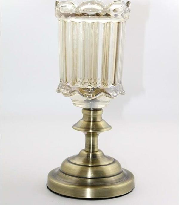 Üstü Cam Şamdan Tekli - Image 1