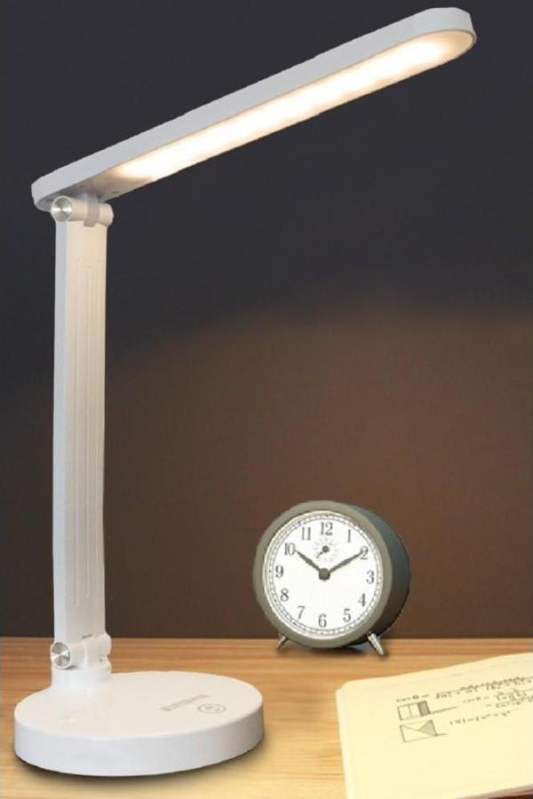 Şarjlı 40 Led Çalışma Okuma Işığı Kademeli Masa Lambası - Image 1