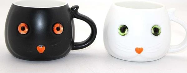 Porselen Kedili Kupa Bardak - Image 1