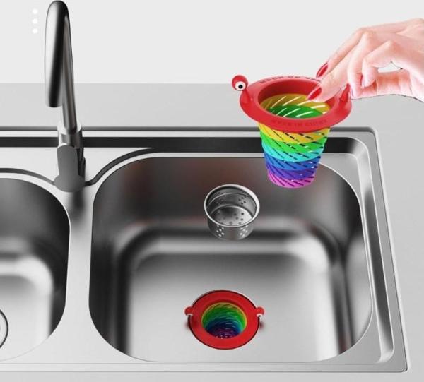 Renkli 6 Kademeli Lavabo Süzgeci - Image 1