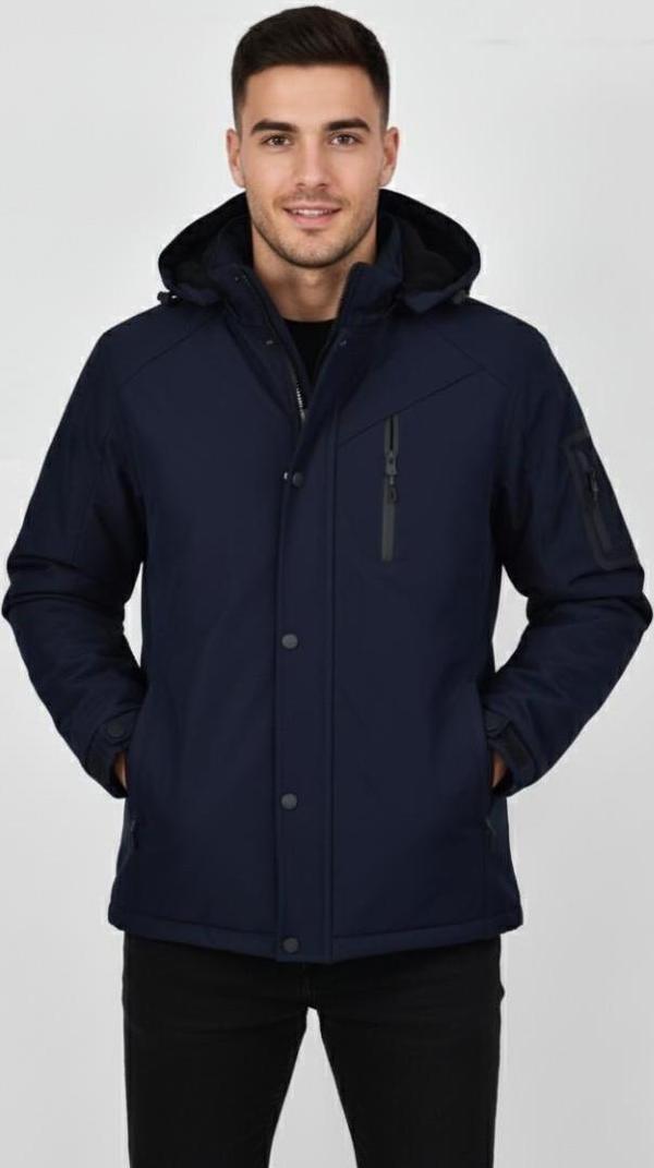 Erkek Kapüşonlu Spor Mont Regular Fit 3013 BGL-ST04908 - Image 1