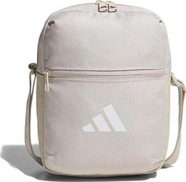 adidas Ess Organızer Omuz Çantası-En: 24 cm, Boy: 18,5 cm, Derinlik: 7 cm JM7153 Bej - Image 1