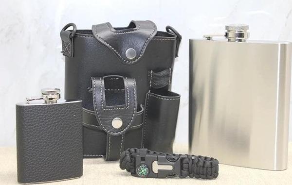 Deri Kılıflı Matara Seti Alk3929 - Image 1