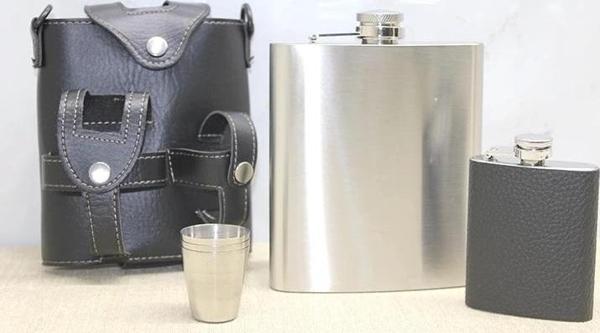 Deri Kılıflı Matara Seti Alk3930 - Image 1