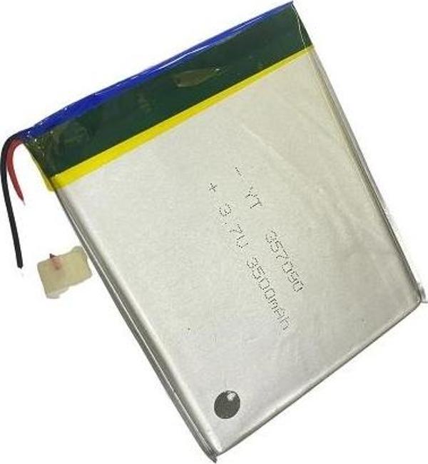 357090 3.7V 2500 MAh Li-Polymer Pil (Devreli/1.5A) - Image 1