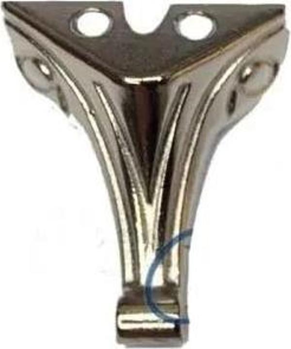 Moda Ahşap, Mdf, Sunta Sandık Ayağı, Kutu Ayak 2,5 Cm - Nikel - Image 1