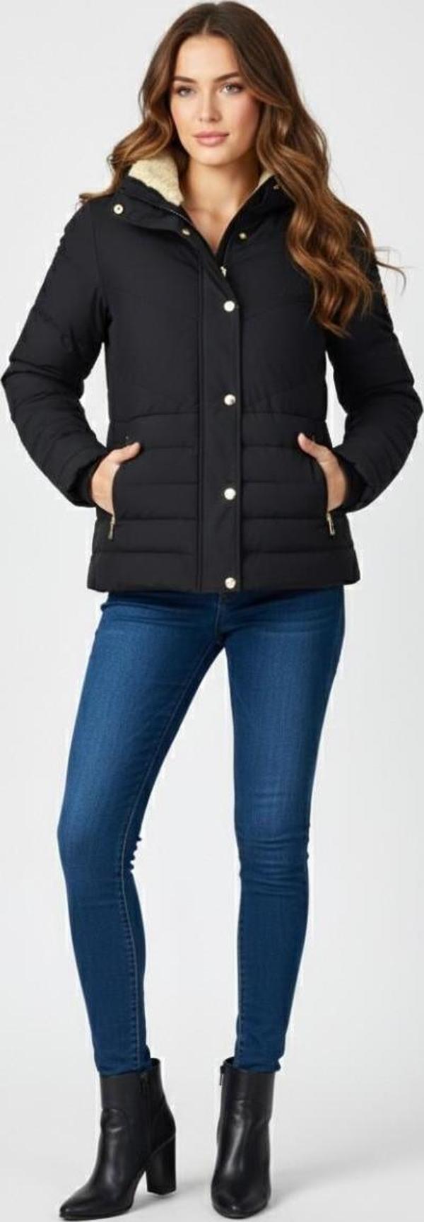 Kadın Spor İçi Peluş Mont M5309 BGL-ST04914 - Image 1